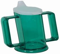 Able2 Handy Cup Handycup Heavy Duty Drinking Aid Beaker Mug Elderly Disabled Angled With 2 Handles Bed Patient PR65646