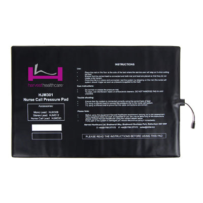 Tapis de sol d'alarme de chute à pression sans fil pour appel infirmier Guardian Harvest Healthcare HJM301