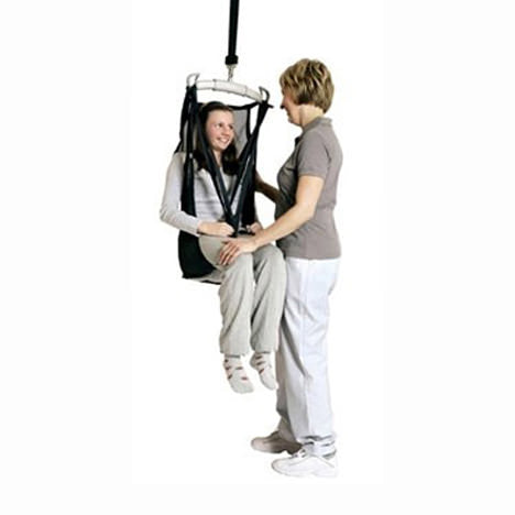 Liko Hillrom Silhouette Sling In Situ Model 22 Polyester Net Reclined Support Spacer Adjustable Head Support