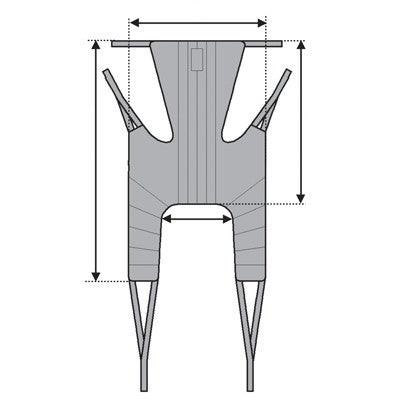 Invacare Universal High Plus Sling - 6012410