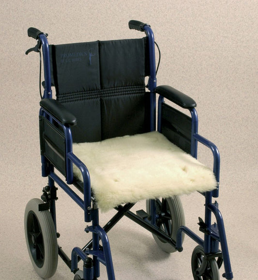 Able2 Housse de siège pour fauteuil roulant et scooter en polaire imitation peau de mouton chaude PR20137