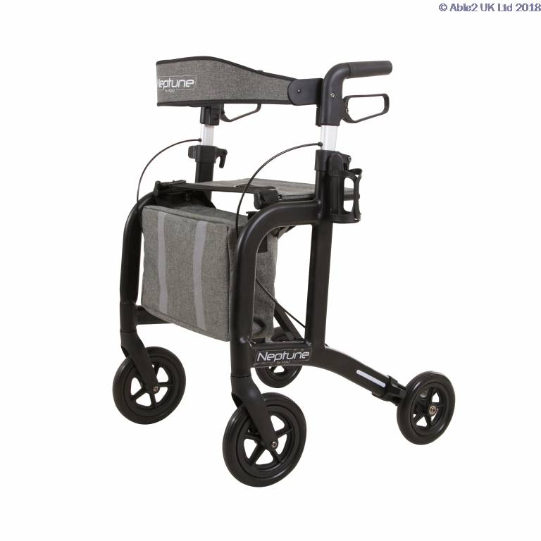 Able2 Rollator 4 Wheel Walker Folding Lightweight Neptune PR30265