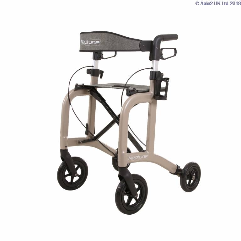 Able2 Rollator 4 Wheel Walker Folding Lightweight Neptune PR30265