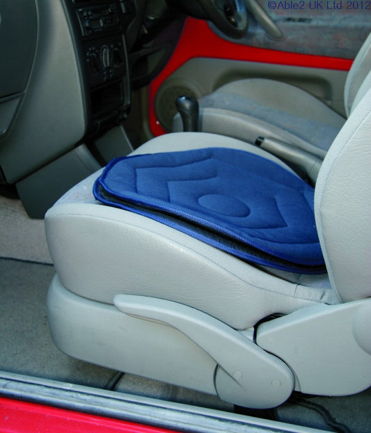 Coussin pivotant rond Able2 Rota, coussin de transfert souple rotatif bleu PR41021