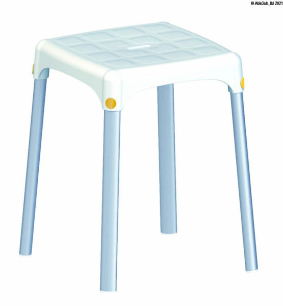Able2 Atlantis Square Top Bathroom Stool - PR46059