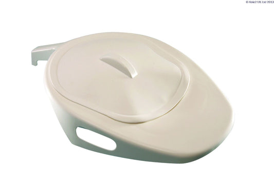 Able2 Bed Pan with Lid PR50007WL White