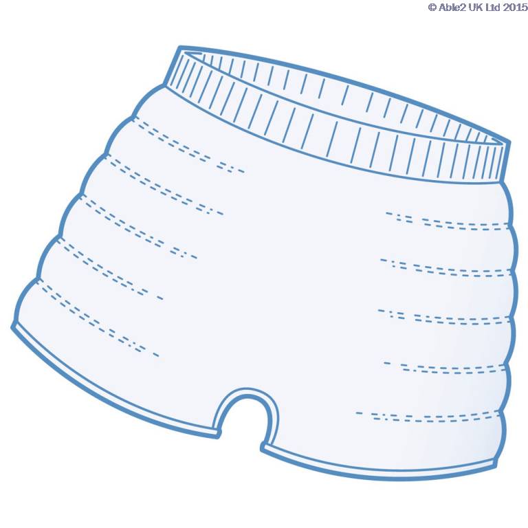 Able2 Stretch Pants Short Leg Boxers Incontinence Filets de maintien pour coussinets ID Care Comfort Plus PR52166 5410300050