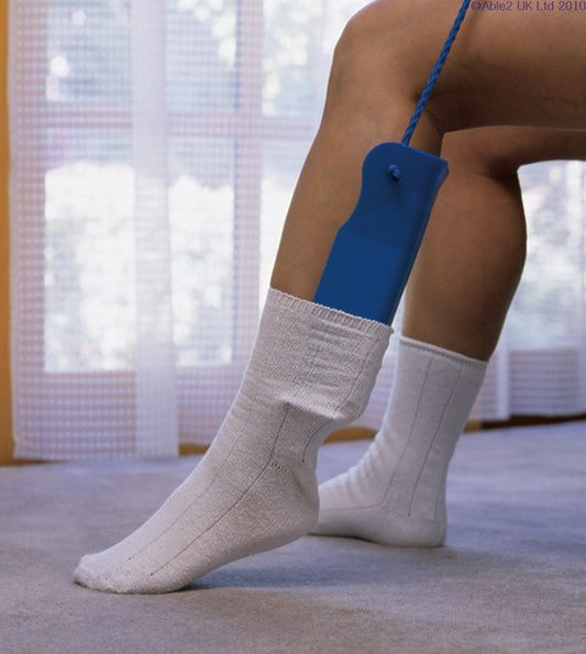 Aide-chaussette Able2 avec deux poignées à cordon PR55024