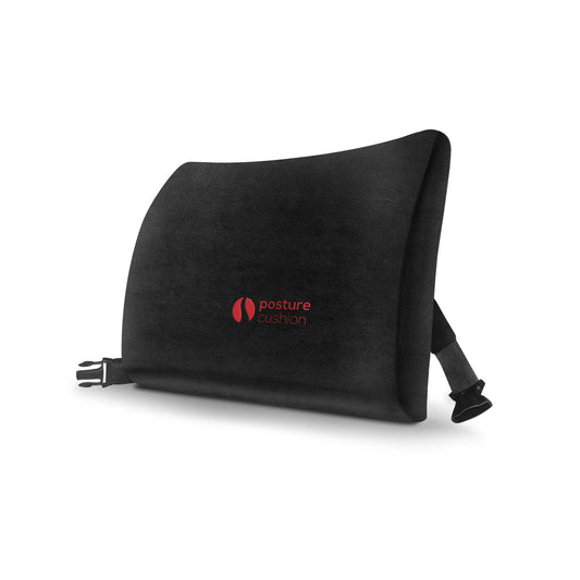 Coussin de soutien lombaire en mousse à mémoire de forme Auto Useful pour le bas du dos et la colonne vertébrale, pour voiture ou maison PL001