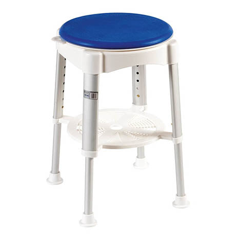 Drive DeVilbiss Bath Stool with Rotating Padded Seat RTL12061