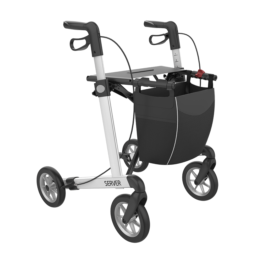 Rehasense Large Server Rollator Wide Walker SRWR