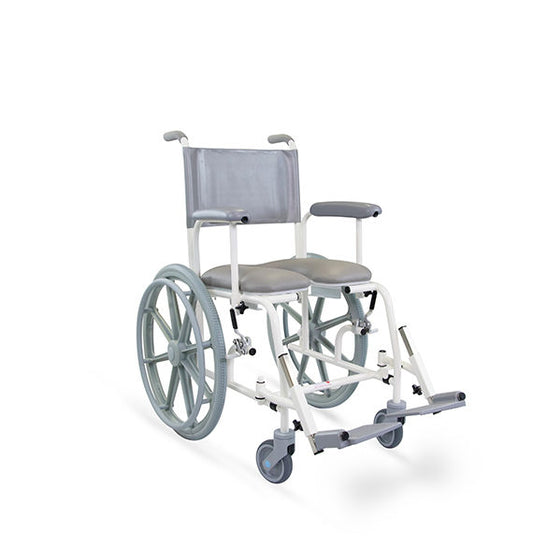 Prism Freeway T70 Fauteuil de Douche Autopropulsé 440 mm Large Mobile Toilettes 1601T70C
