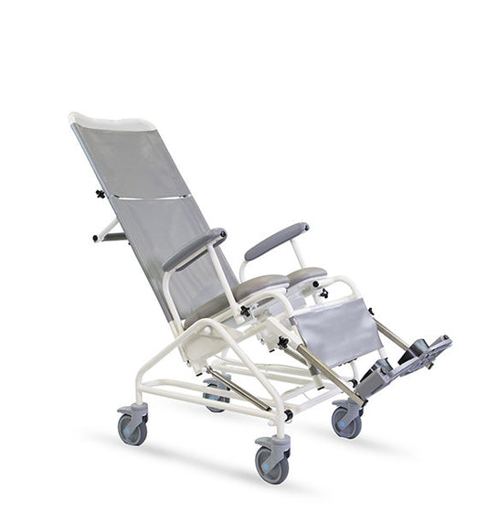 Fauteuil de douche et toilettes inclinable dans l'espace Prism Freeway T80 - Largeurs 440 mm, 490 mm, 540 mm - 1601T80C A B