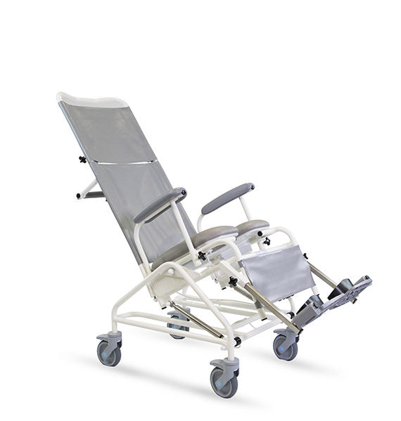 Prism Freeway T80 Tilt In Space Reclining Shower Chair Commode Toileting Chair- 440mm 490mm 540mm Wide - 1601T80C A B