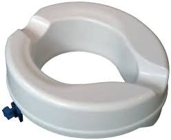 Aidapt Senator Rehausseur de WC en plastique de 5 cm ou 10 cm VR222 VR223 avec ou sans couvercle