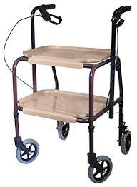 Aidapt Height Adjustable Kitchen Strolley Trolley With Brakes VG798WB