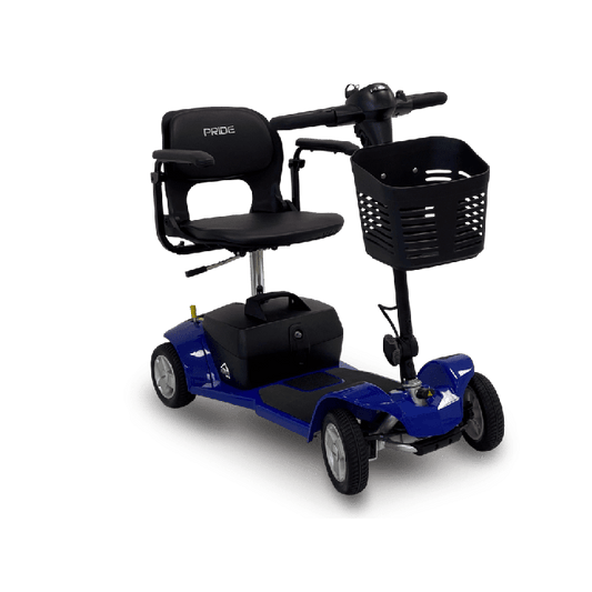 Pride Aluma Lite Plus Car Boot Mobility Scooter Blue Lithium 12 or 30amp batteries