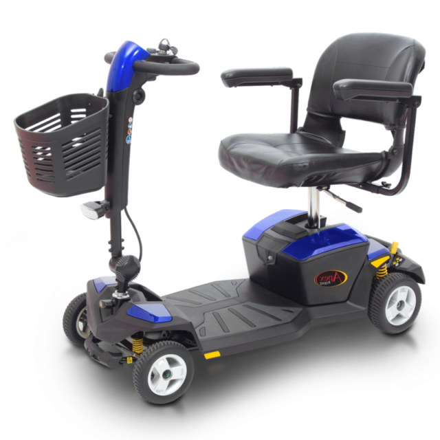 Pride Apex Rapid 12ah or 17ah Mobility Scooter Boot Go Go Folds Lightweight 4mph Pavement
