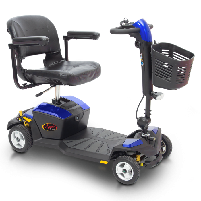 Pride Apex Rapid 12ah or 17ah Mobility Scooter Boot Go Go Folds Lightweight 4mph Pavement