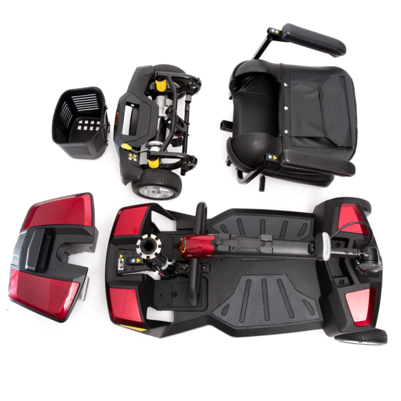 Pride Apex Rapid 12ah or 17ah Mobility Scooter Boot Go Go Folds Lightweight 4mph Pavement