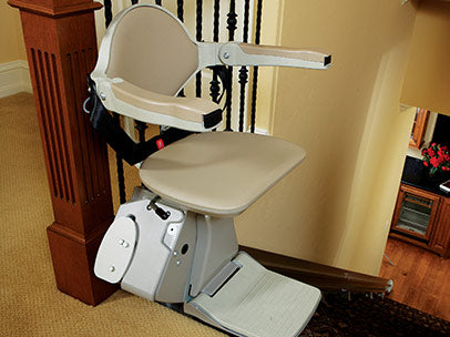Reconditioned or New Bruno Elan American USA Made Straight Standard and Heavy Duty Elite Stairlift Fully Installed