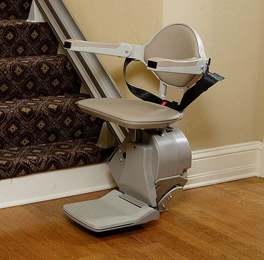 Reconditioned or New Bruno Elan American USA Made Straight Standard and Heavy Duty Elite Stairlift Fully Installed