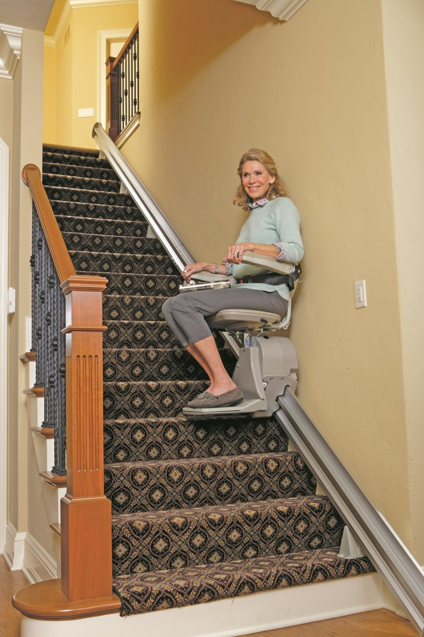 Reconditioned or New Bruno Elan American USA Made Straight Standard and Heavy Duty Elite Stairlift Fully Installed