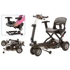 TGA Minimo Fold up Scooter Lightweight Lithium Battery Boot Folding Twin Wheel