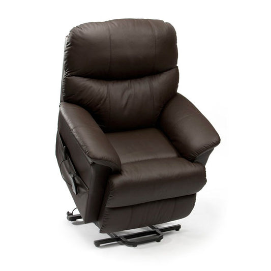Fauteuil releveur/inclinable en cuir à double moteur Drive Medical Lars