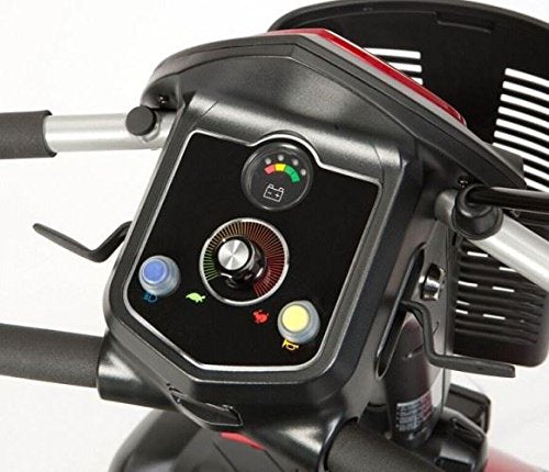 Drive Medical Envoy 4 MPH Mobility Scooter Mid Range Red Blue White Silver