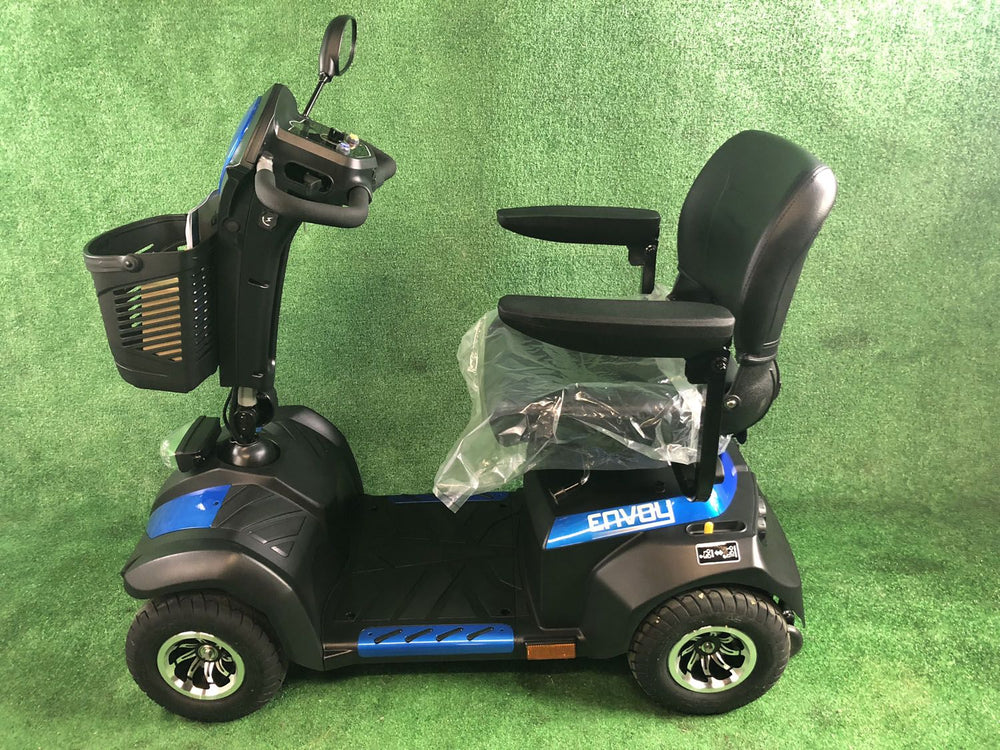 Drive Medical Envoy 4 MPH Mobility Scooter Mid Range Red Blue White Silver