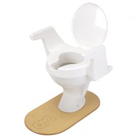 Care Shop Enterprise Toilet Seat Deluxe With Lid and Arms full Seat 6241/1