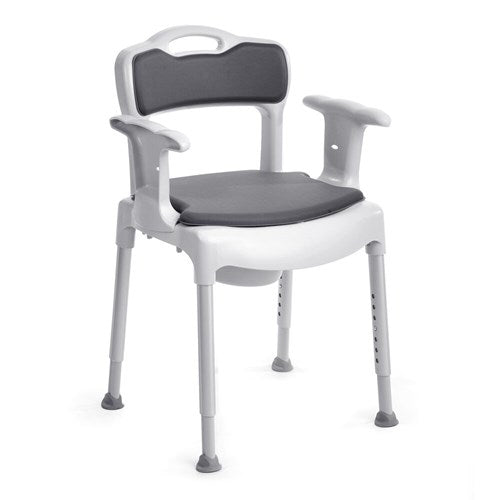 Etac Swift Commode Shower Chair Bathing toilet Seat Raiser Padded 81702030