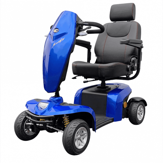 Kymco Komfy 4 Mobility Scooter 4mph with suspension heavy duty 25 stone weight limit