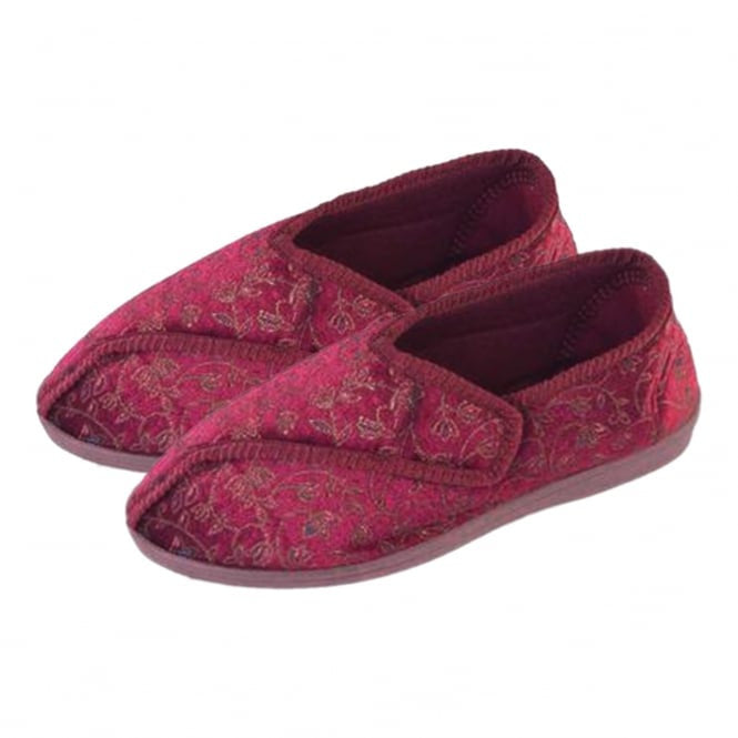 Performance Health Ladies Patterned Slippers Low sides Wide Opening 091094200