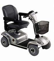 Invacare Leo Mobility Scooter 4 Wheel Blue Silver Red