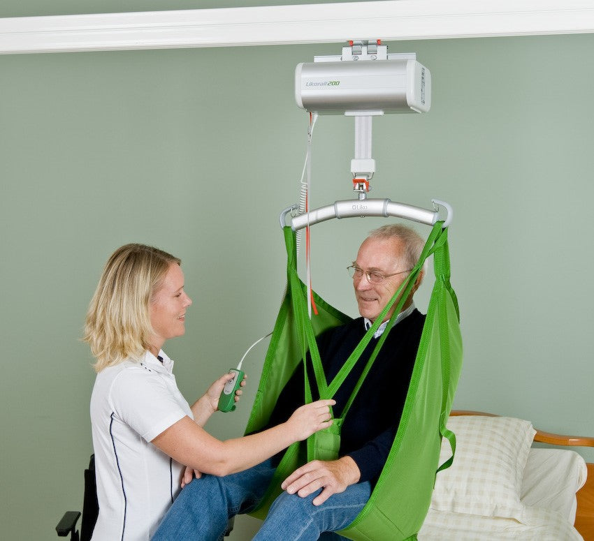 Hillrom Liko Likorall 200 Overhead Ceiling Hoist Pod Carriage Rails System