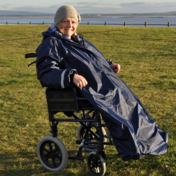 Able 2 Splash Wheelchair Mac With Sleeves Waterproof Cosy Full Cover PR34023