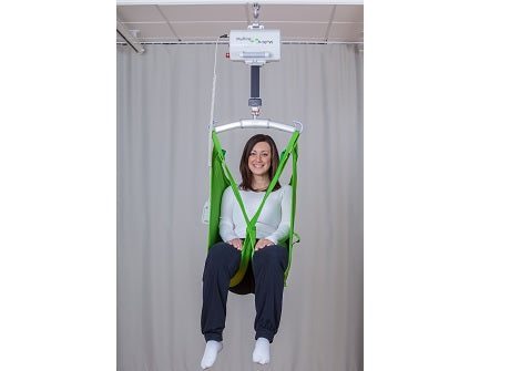 Hillrom Liko Multirall 200 Overhead Ceiling Hoist Room To Room Strap Remove Reattach