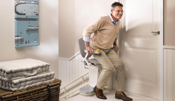 Otolift 2 TWO Curved Stairlift, Standard and Heavy Duty