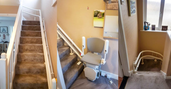 Otolift 2 TWO Curved Stairlift, Standard and Heavy Duty