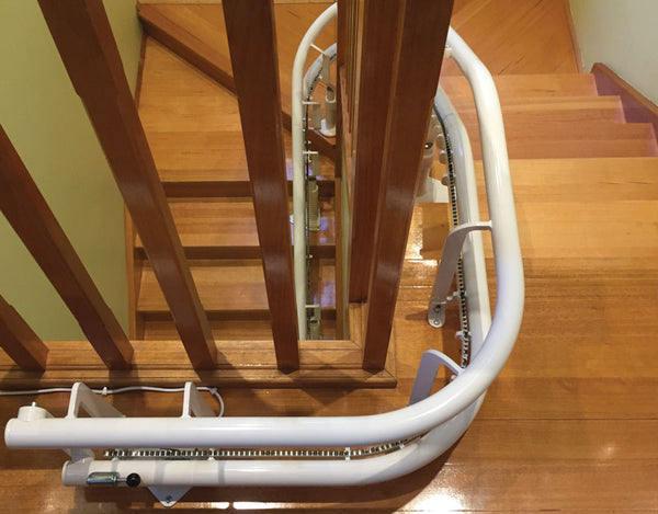 Otolift 2 TWO Curved Stairlift, Standard and Heavy Duty