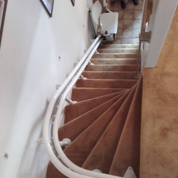 Otolift 2 TWO Curved Stairlift, Standard and Heavy Duty