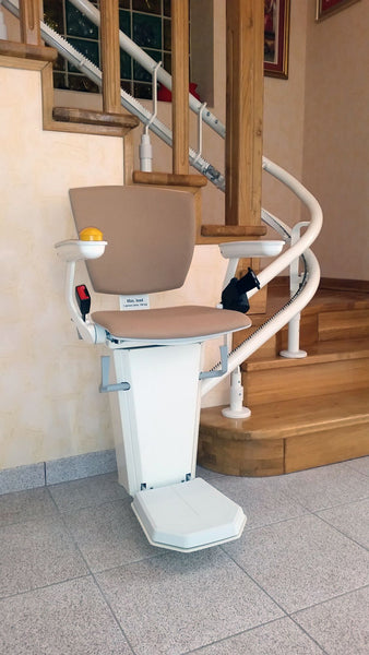 Otolift 2 TWO Curved Stairlift, Standard and Heavy Duty