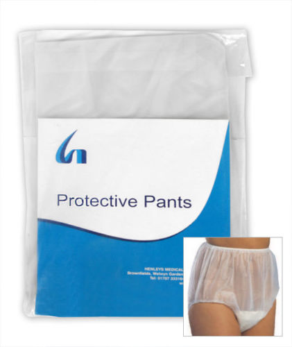Henleys PVC Waterproof Incontinence Pants Washable Reuse Elasticated