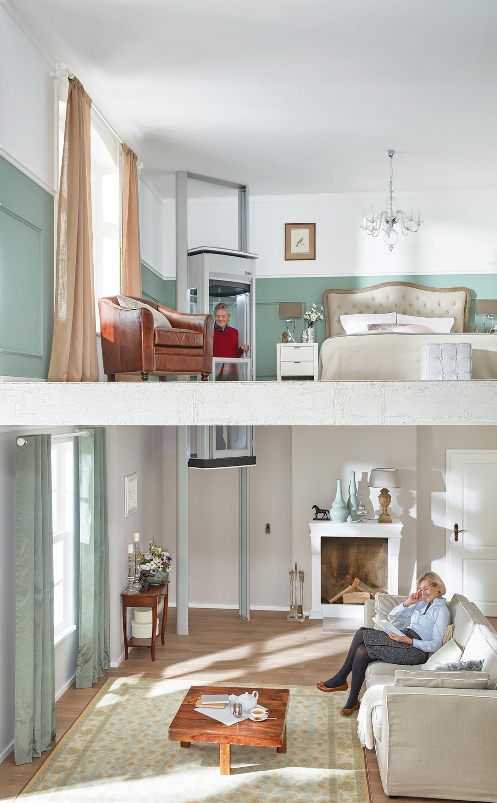 Stiltz Luxury Homelift Through Floor Vertical Lift All Types Duo + and Trio +