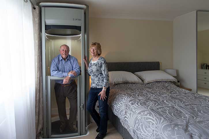 Stiltz Luxury Homelift Through Floor Vertical Lift All Types Duo + and Trio +