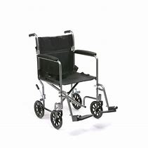 Compact Drive Medical 19" Width Transport Super Lightweight Travel Folding Wheelchair Chair Silver TR-39ESV