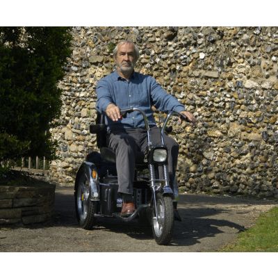 TGA Supersport Mobility Scooter Like Motorcycle or Trike Top of Range Heavy Duty 8 mph 31 Stone User