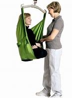 Liko Hillrom Single Double Amputee High Back Sling Model 75 Polyester Reclined Head Support